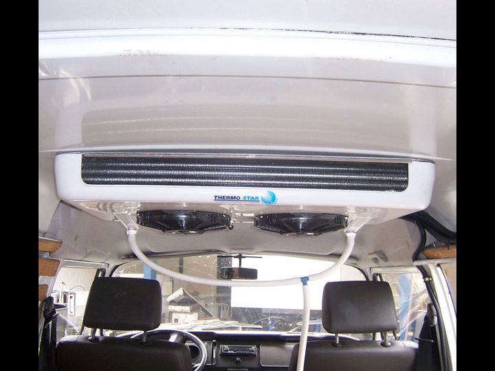 Sistema de frío instalado en vehículo